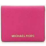 MICHAEL KORS 迈克·科尔斯 MK 女士皮质短款钱包钱夹32T4GTVF2L(玫红)