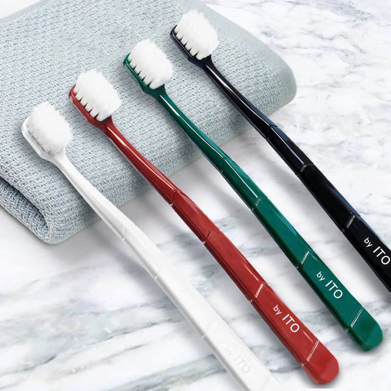 1支日本ito宽头软毛牙刷成人牙刷学生牙刷颜色随机牙刷1支装