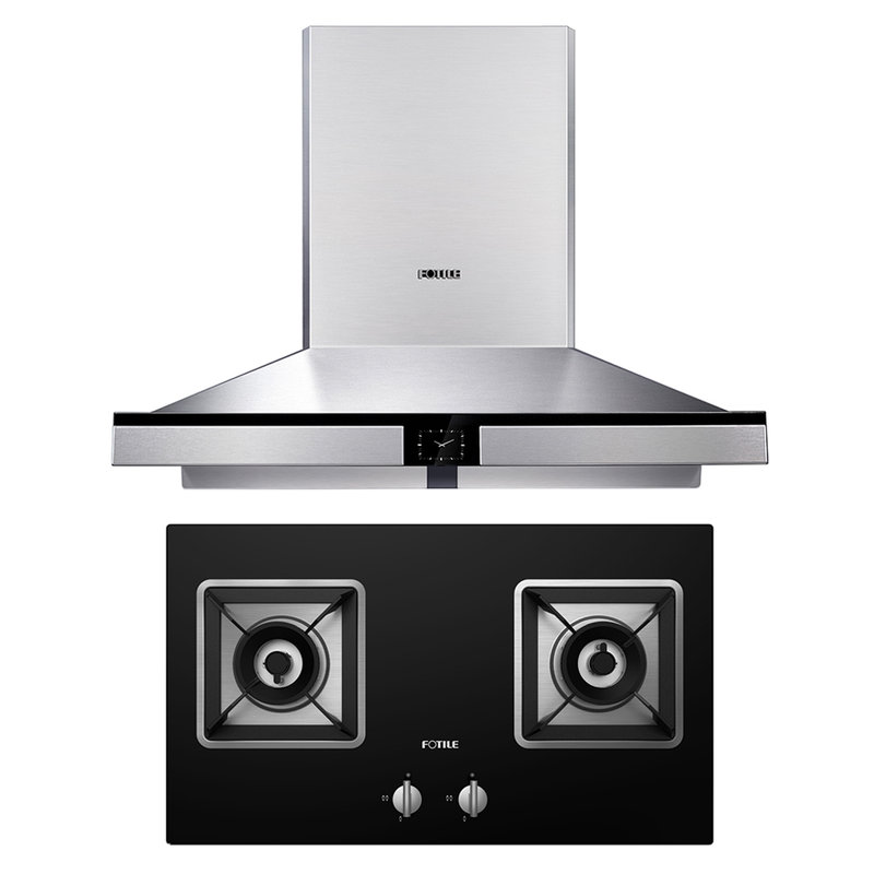 方太fotilecxw258em10tsjztha6b烟灶套餐欧式机双眼灶