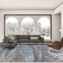 Saint Marco贝斯MT216地毯客厅土耳其进口欧式极简轻奢简约现代卧室床边毯沙发地垫家用200*290cm