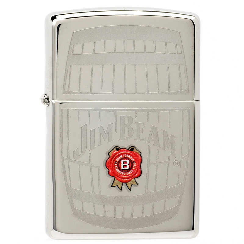 火机烟具芝宝zippo打火机 28421占边酒桶jim beam返回商品页 >