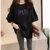SUNTEK欧洲站韩版宽松短袖T恤女2022年夏女装新款中长款打底上衣潮(S 黑色1 黑色【彩色字母】)