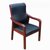 巢湖新雅 XY-A033 耳朵椅扶手会议椅 木质办公椅(红棕色 橡木)