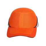 谋福 防碰撞工作帽 安全帽 运动型防撞帽 车间工作帽内胆式鸭舌帽(橘色)