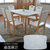 木巴北欧餐桌椅组合现代简约钢化玻璃饭桌一桌四椅六椅组合(CZ201+YZ402(一桌六椅） 默认)第2张高清大图