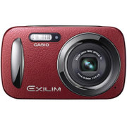 卡西欧（Casio）EX-N20数码相机（红色）1600万像素 5倍光变 美颜神器 复古机身