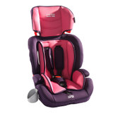感恩回馈小龙哈彼儿童宝宝车载安全座椅汽车用9月-12岁3C LCS906(紫粉色)