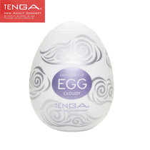 日本TENGA EGG男用飞机杯 便携式飞机胶 情趣鸡蛋 飞机蛋  送润滑剂 男用情趣用品 成人用品(云朵 1个)