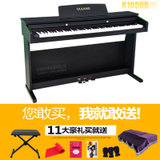 欧莱克K1000B电钢琴88键力度键盘 数码钢琴 电子钢琴(黑色)