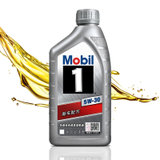 美孚（Mobil）汽车机油 润滑油 银美孚1号全合成 5W-30 SN级 银美孚5W-30(5W-30 1L)