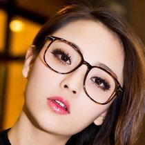 韩版复古大黑镜框 大脸男女潮配成品眼镜架度数老光老花眼镜(配老花(备注度数和颜色))