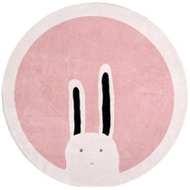 Saint Marco圣马可圣马可儿童毯圆形粉色兔子100*100cm