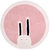 Saint Marco圣马可圣马可儿童毯圆形粉色兔子100*100cm
