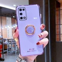 realmev5手机壳套 真我 V5保护套RMX2111电镀硅胶软壳包边防摔简约潮时钟支架外壳(图7)