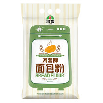 河套面粉面包粉4kg 中华老字号 烘焙原料 高筋面包粉 面包机面粉