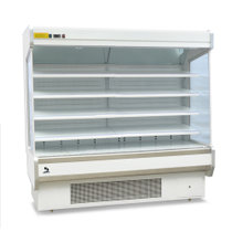 安淇尔(Anqier)风幕柜LCD-1000 1米超市蔬菜水果牛奶冷藏保鲜展示柜 立式冷柜饮料冰柜可定制冷藏柜