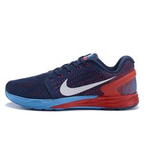 耐克nike男鞋女鞋秋冬新款 登月7代透气跑步鞋运动鞋情侣鞋(深蓝红 43)