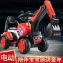 儿童挖掘机工程车男孩玩具车可坐可骑超大号钩机挖土机全电动挖机102
