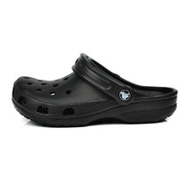 Crocs卡洛驰经典款男女洞洞鞋中性轻便沙滩鞋透气凉鞋花园鞋10001(黑色-001 41-42（M8W10）260mm)