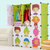索尔诺宝宝衣柜儿童收纳柜婴儿储物柜整理塑料卡通组装衣物收纳箱(果绿色 12门8格2挂 M120802)