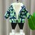男童加绒外套2021秋冬季新款洋气宝宝夹棉加厚童装儿童时髦棉衣潮(绿色 120cm(120cm))