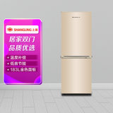 上菱（shangling）BCD-183D 183升 精致两门 节能静音（金）冰箱