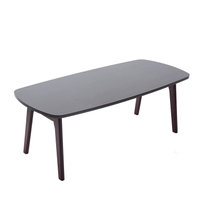 小户型简易茶几卧室桌子简约现代创意长方形可折叠小茶几BMC-01(黑棕色可折叠（55*120）)