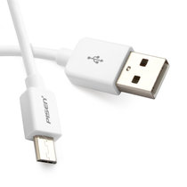品胜（PISEN）数据线 手机充电线适用安卓micro USB加长版智能通用充电线(白色 0.8米标准版)