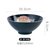 日式汤面碗高脚陶瓷家用创意个性小清新卡通手绘吃面大碗可爱单个(8英寸 绿胖河豚[适合拌面 拉面])