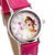 迪士尼（Disney)儿童手表时尚可爱女孩手表简约指针学生手表男童女童手表88605系列(玫红88609)