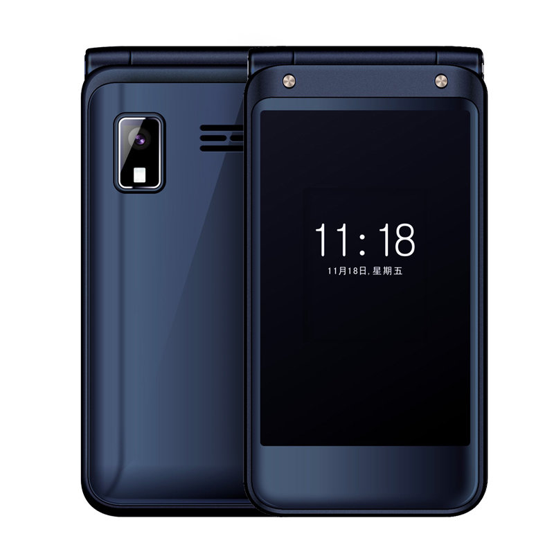 【金立手机图片】gionee/金立v3 全网通4g翻盖老年手机双屏双卡超长