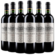 法国 Lafite 拉菲古堡 拉菲庄园 波尔多原瓶进口 干红葡萄酒 拉菲 奥希耶徽纹(六瓶装 木塞)