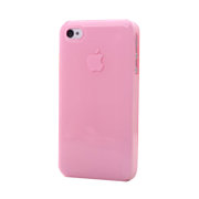 裕百 iPhone4超薄手机套 iPhone4S手机壳 苹果4/4S保护套(粉红)