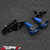 适用春风250SR 改装防摔球 车身保护 保险杠 护杠 防摔胶棒配件(蓝色（方形）)