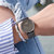 邦顿手表简约气质手表女极简风石英情侣超薄十大品牌 BD99118(金色 钢带)