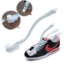 居家塑料长柄软毛洗鞋刷A853浴室鞋子凹槽清洁刷子清洁用品lq0195(绿色)