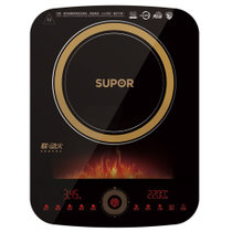 苏泊尔(SUPOR) ID09-220 2200瓦 联动火 电磁炉 免管锅灶组合 黑