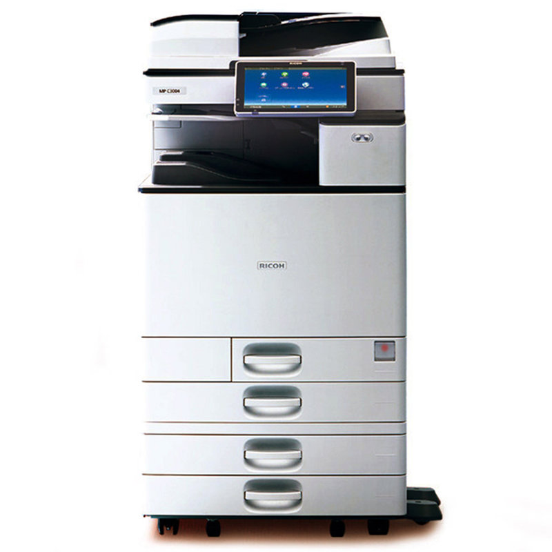 复印机理光ricohmpc3504exsp复合机有钉无钉混合装订配置双面送稿四