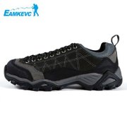 EAMKEVC/伊凯文户外情侣款透气低帮登山鞋徒步鞋772(灰色 43)