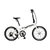 HUMMER悍马自行车 451轮径7/21速成人变速折叠自行车男女 单车自行车男女学生 V刹款(雪域白 7速)
