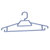 索尔诺塑料衣架防滑衣撑家用衣服架挂衣架 晾衣架Y012(天蓝色15只装)