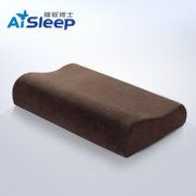 AiSleep睡眠博士B型慢回弹记忆枕 颈椎枕头 护颈保健枕记忆棉枕芯 竹炭枕