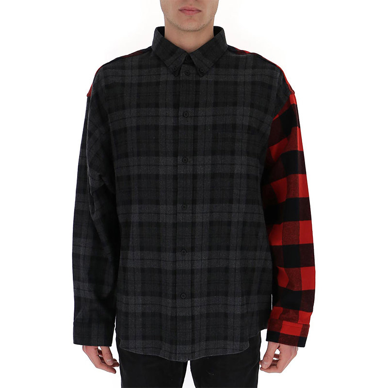 服饰balenciaga格纹男士衬衫647364tjm13616739格纹时尚百搭返回商品