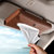 乔氏车用纸巾盒车载抽纸盒遮阳板纸巾盒汽车用品(棕色)