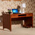 御品工匠 实木电脑桌台式桌 家用写字台 书桌 木质 简约k-0614(活动柜(不单卖))