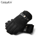 CaldiceKris （中国CK）男士秋冬保暖运动骑行手套CK-G328(黑色 均码)