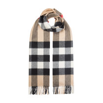 Burberry米色男士围巾8015552 时尚百搭