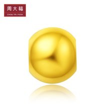 [新品] 周大福珠宝首饰足金黄金转运珠吊坠(工费:48计价)F182997