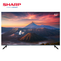 夏普 (SHARP)4T-G60G9DA 60英寸4K超清 日本原装液晶面板 2G+32G智能全面屏 电视机