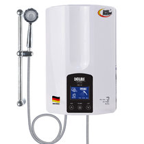 德而乐施（Dellas）ELS-608DM 即热式电热水器 十档变频触摸恒温型超薄 智能节能免储水小型家用(ELS-608DM/7500w)